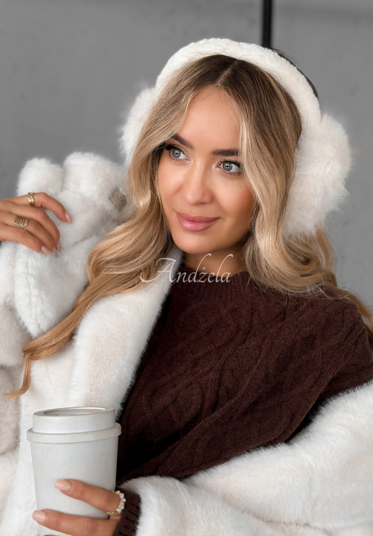 Căști din blană pentru urechi Warm Memories