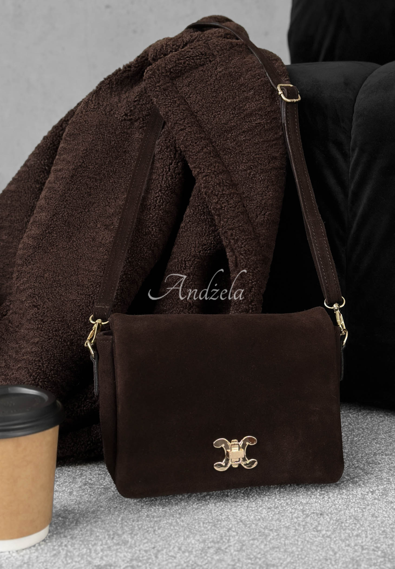 Geantă din piele întoarsă In My Closet