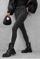 Pantaloni din denim skinny Not Too Much gri