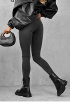 Pantaloni din denim skinny Not Too Much gri