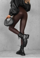 Skórzane Colanți Fits Me Perfectly ciocolatii