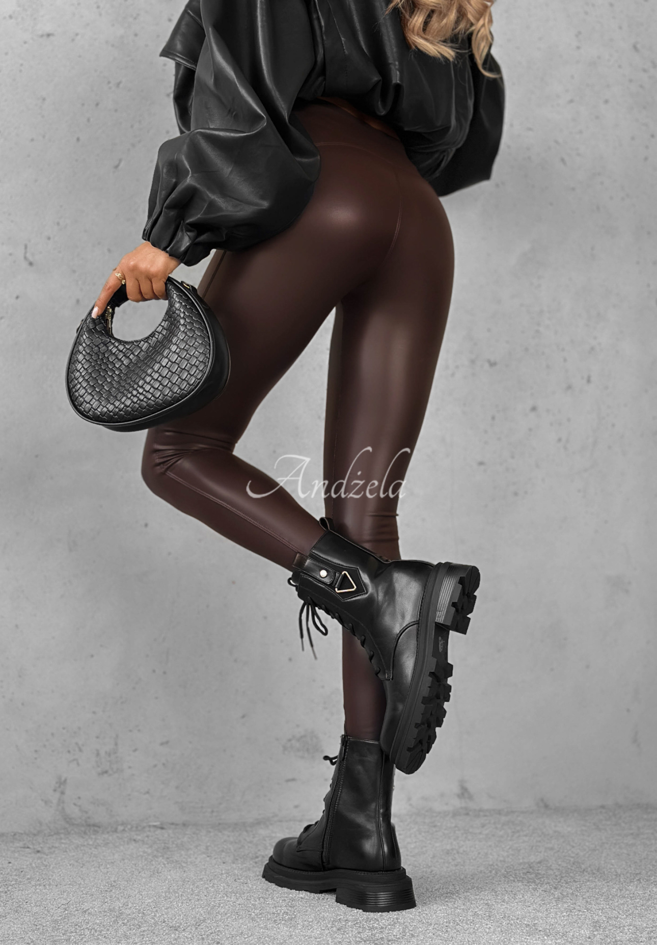 Colanți din piele No One Knew