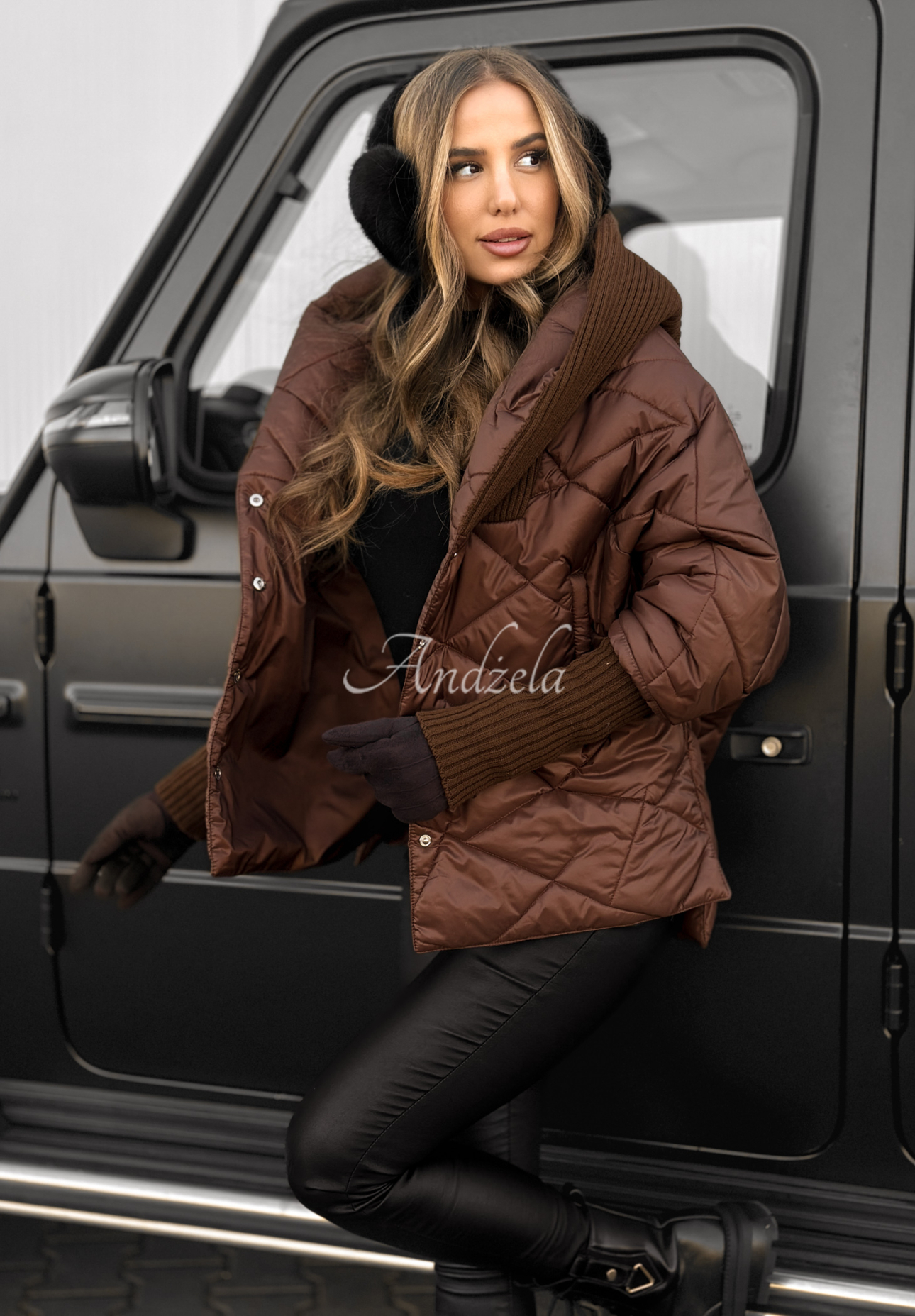 Geacă oversize cu glugă Sancha