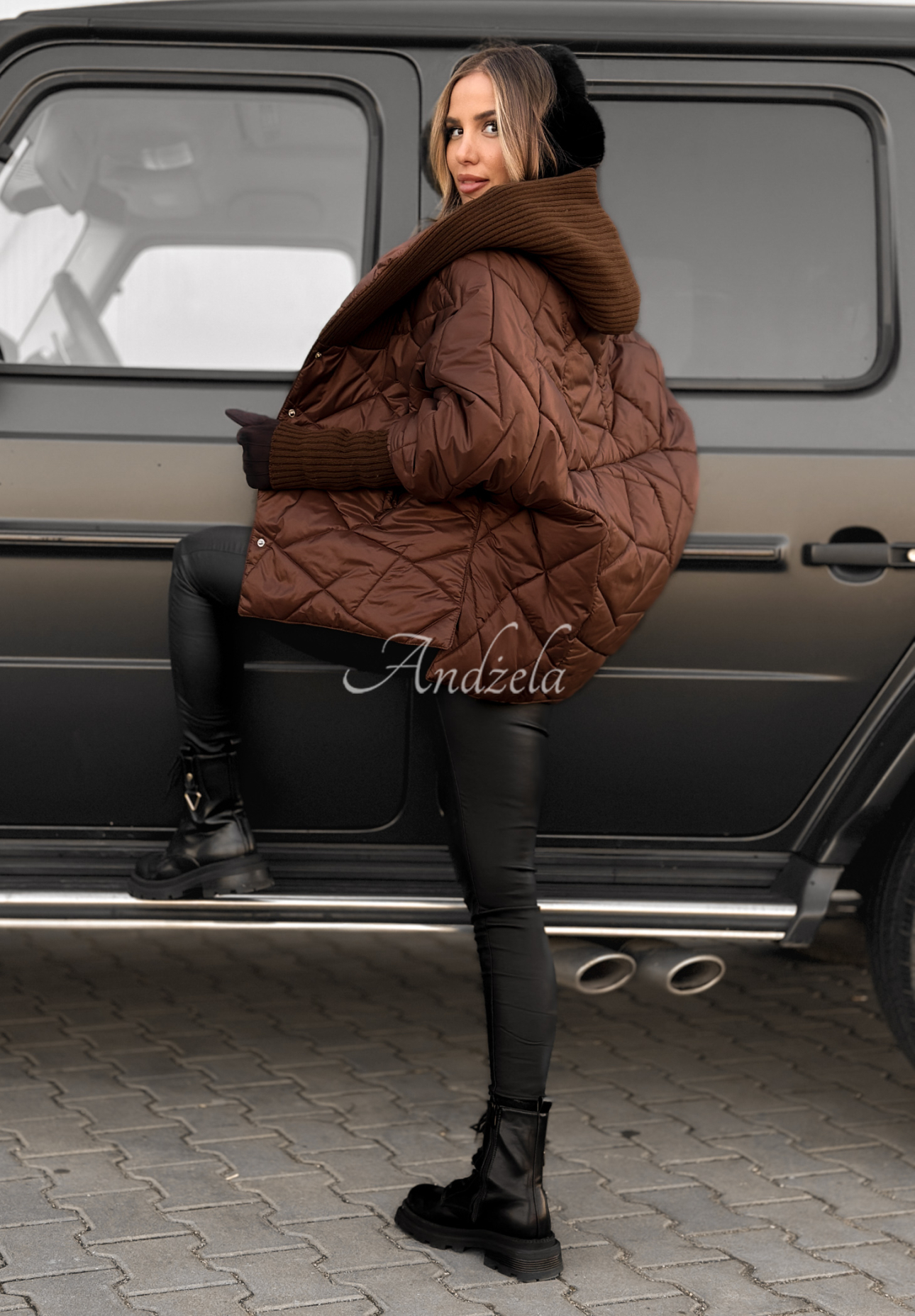 Geacă oversize cu glugă Sancha