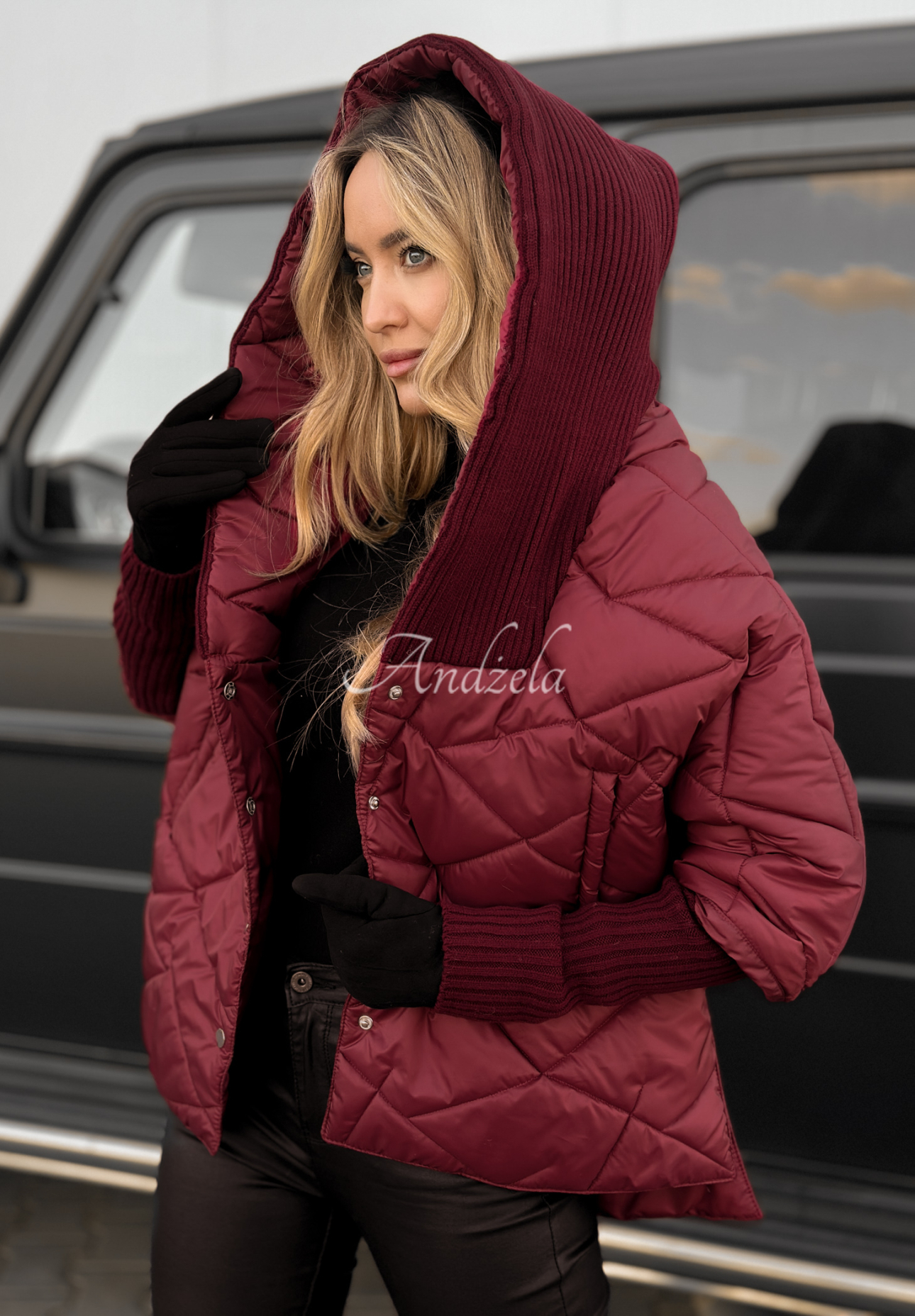 Geacă oversize cu glugă Sancha