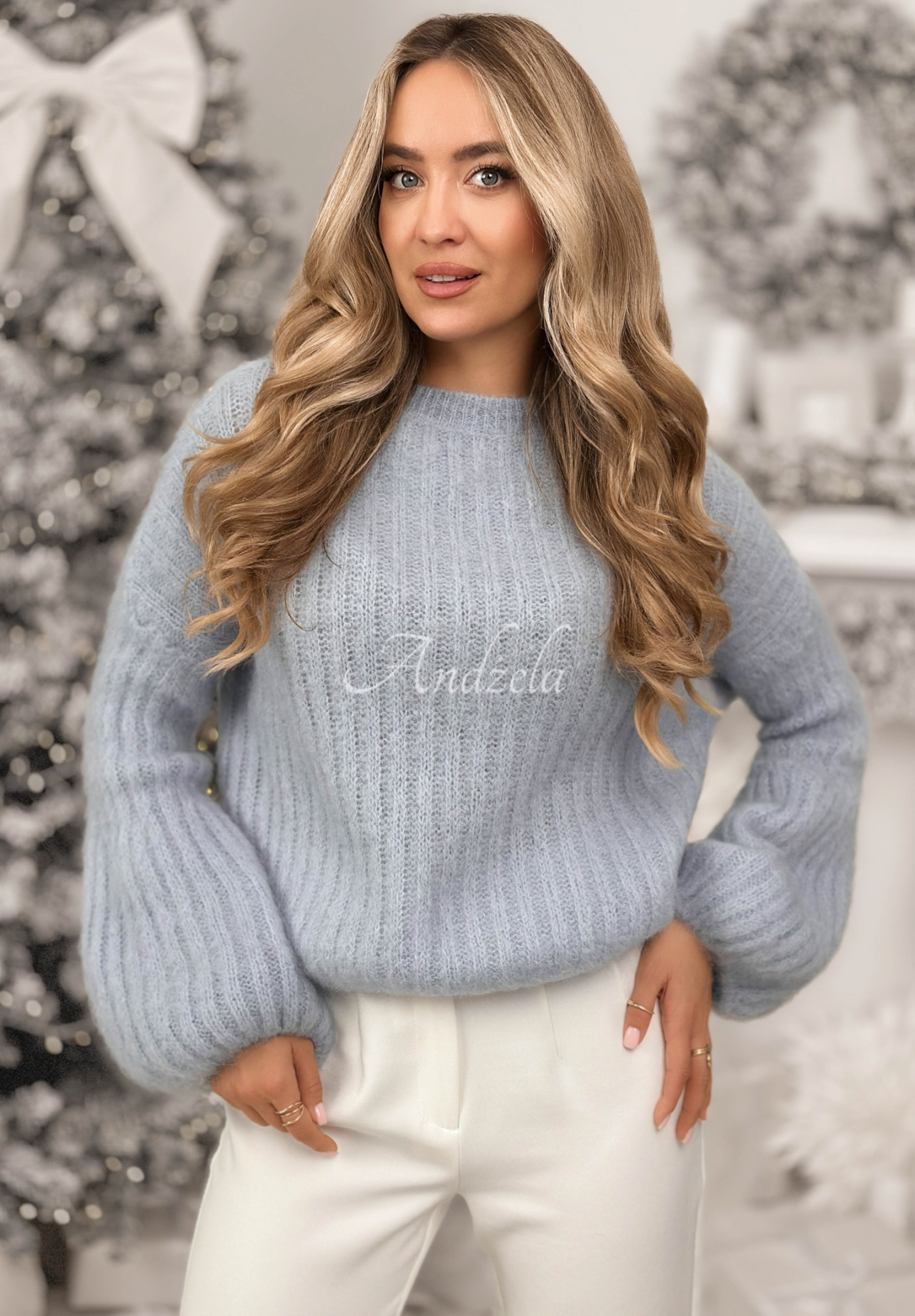 Pulover din mohair cu mâneci largi Better Than That