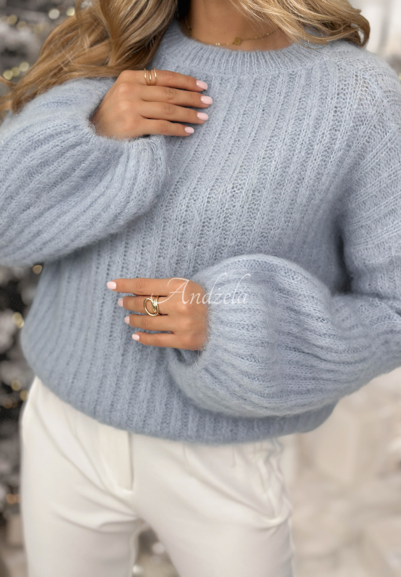 Pulover din mohair cu mâneci largi Better Than That