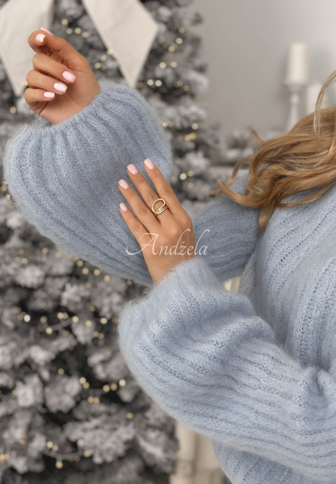 Pulover din mohair cu mâneci largi Better Than That