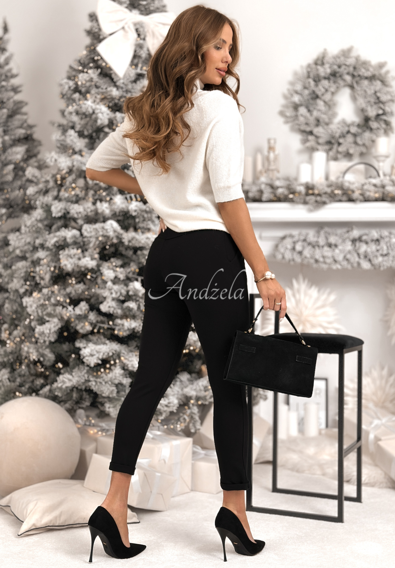 Pulover cu mânecă scurtă din alpaca și viscoză Dream Bigger