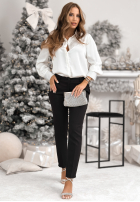 Cămașă z kryształkami Perfect Gift albă