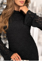 Koronkowa Rochie mini Compliments For Me negru