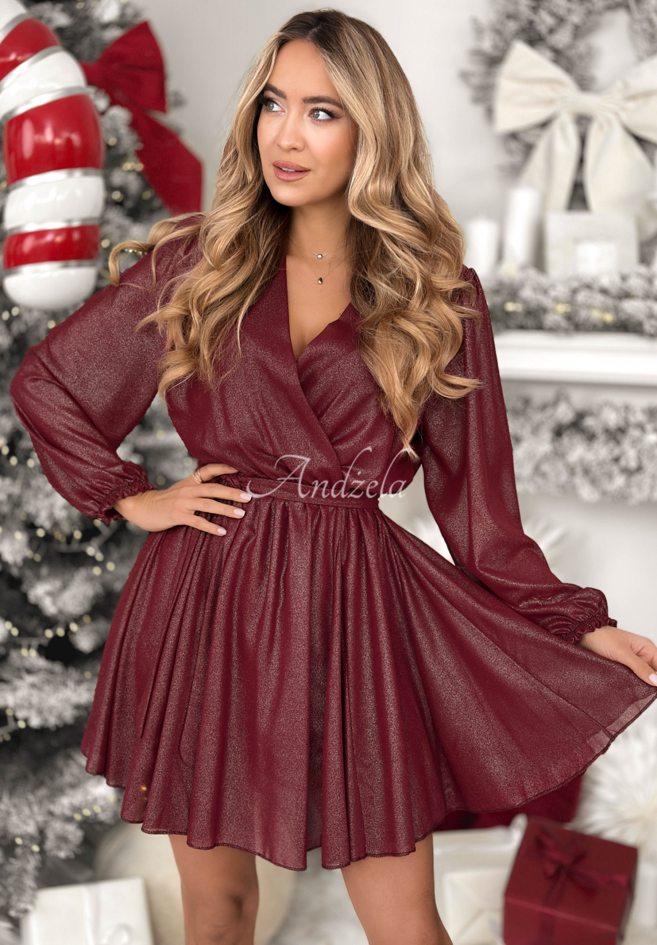 Rochie mini strălucitoare cu curea Never Texted Back