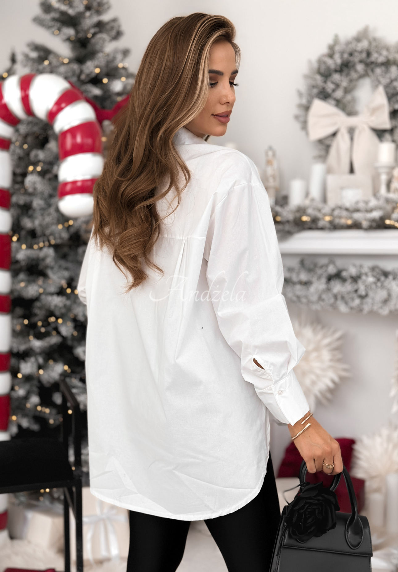 Cămașă tunică asimetrică cu bretele Can Only Be