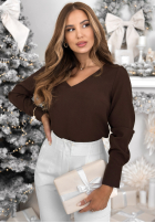 Bluză cu decolteu Simple Is Beautiful