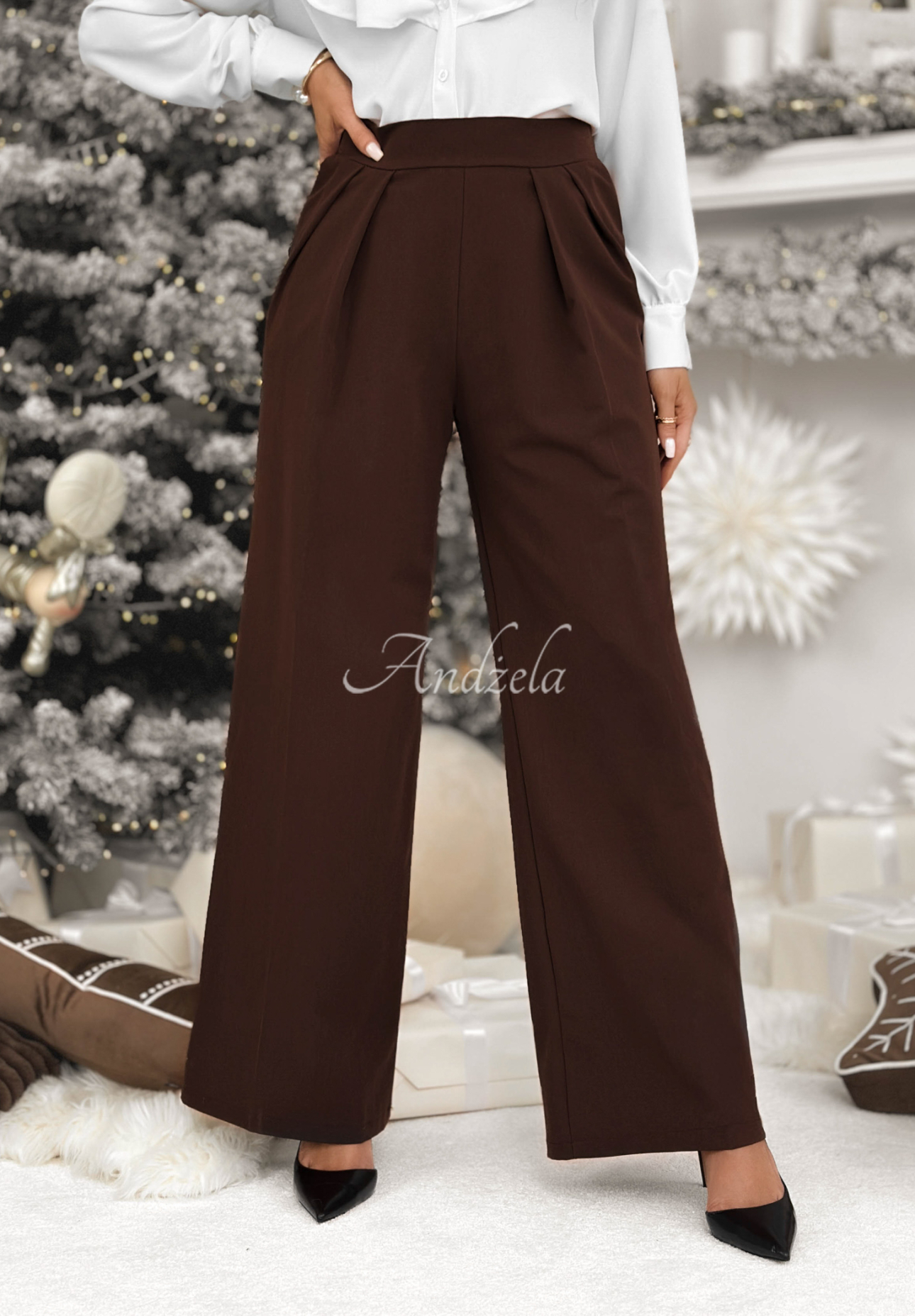 Pantaloni eleganți wide leg After You Left