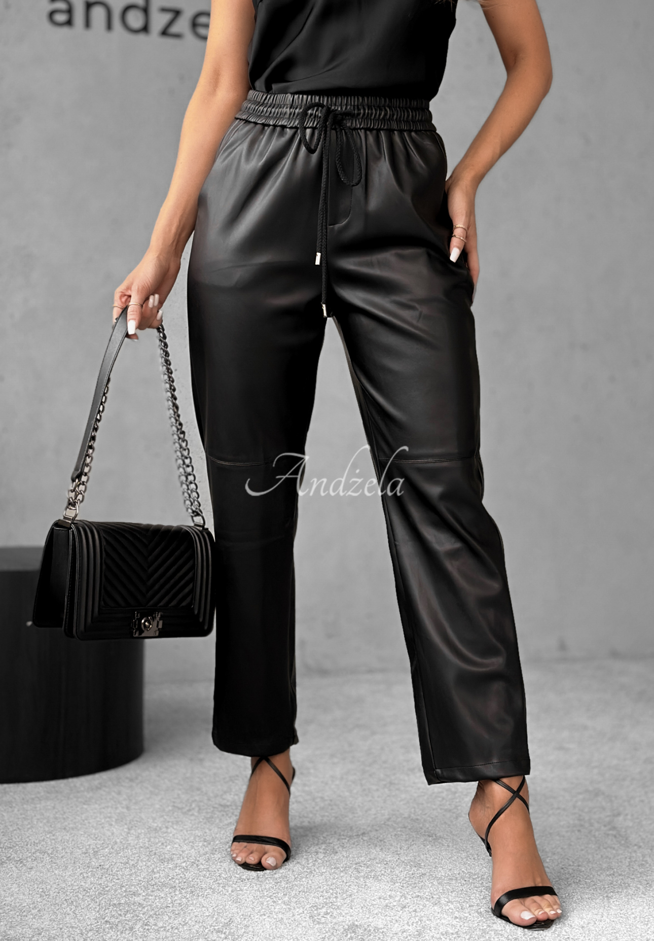 Pantaloni din piele Choosing Myself