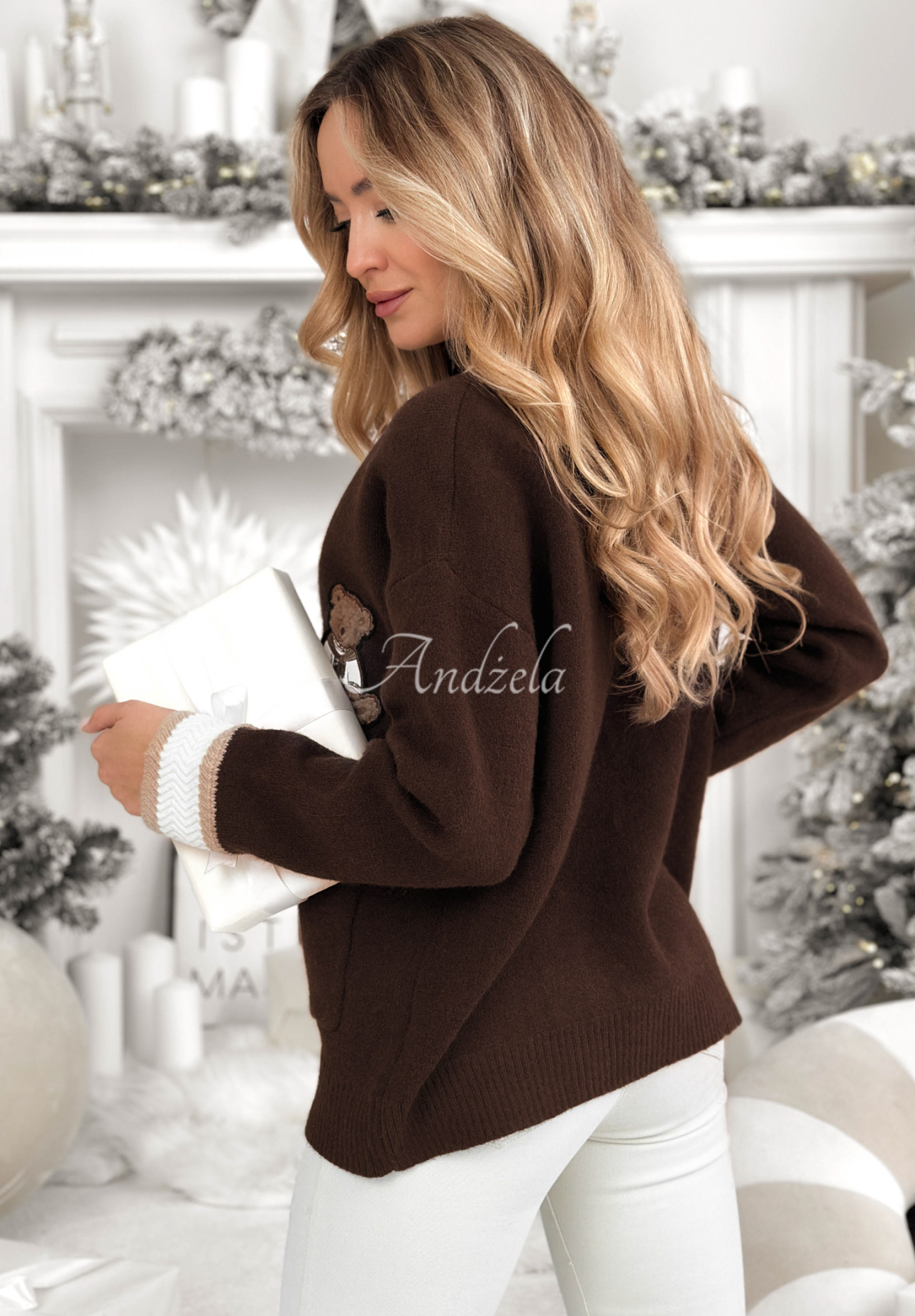 Cardigan scurt cu ursuleț Teddy Gifts