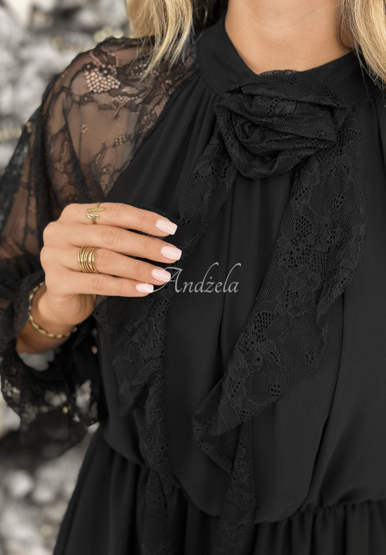 Rochie mini cu dantelă Never Limit