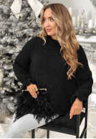 Pulover Feels Like Heaven negru