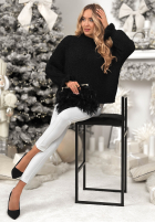 Pulover Feels Like Heaven negru