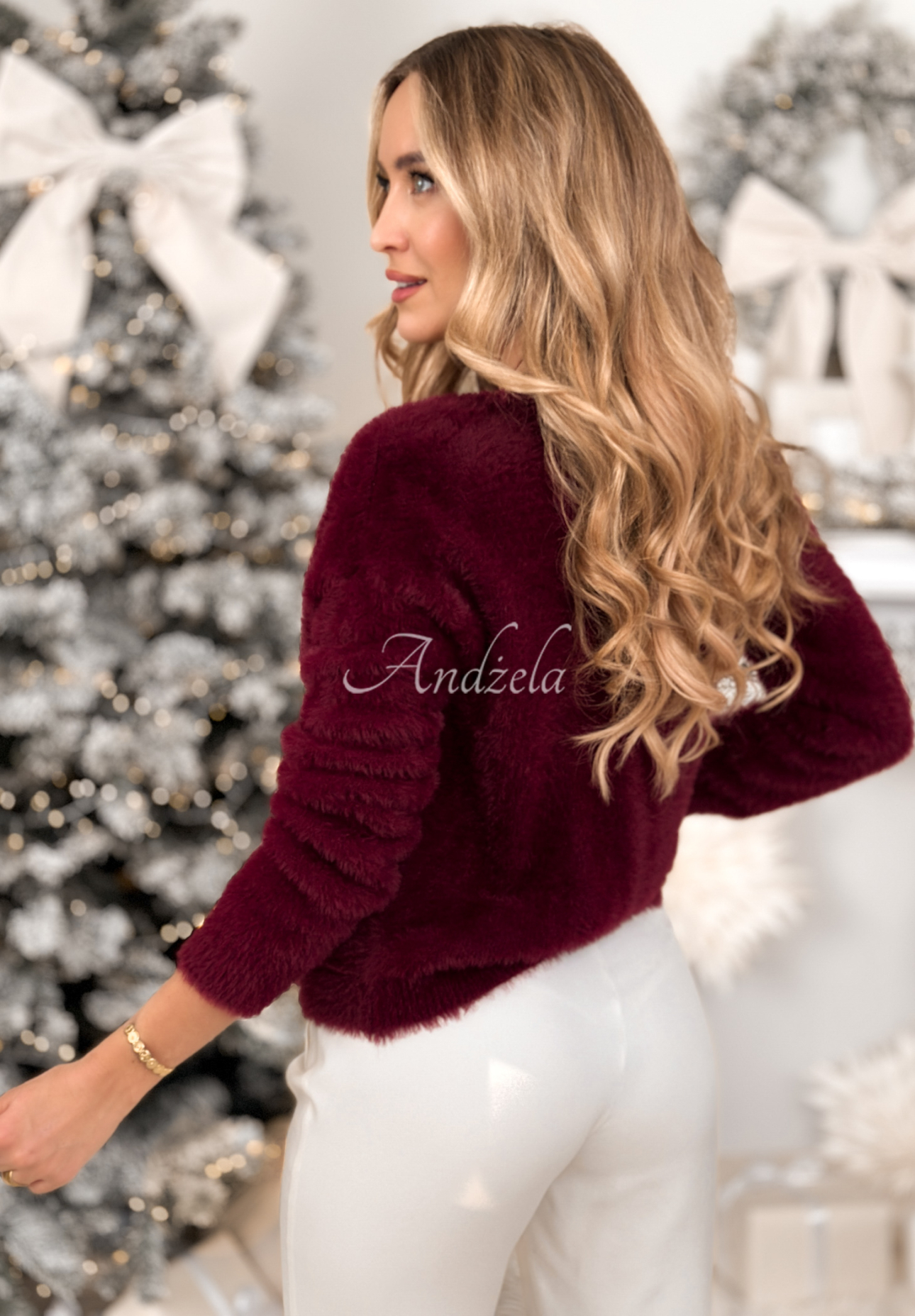 Cardigan scurt din alpaca Touch The Clouds