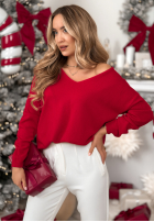 Pulover ușor cu decolteu Sensibility