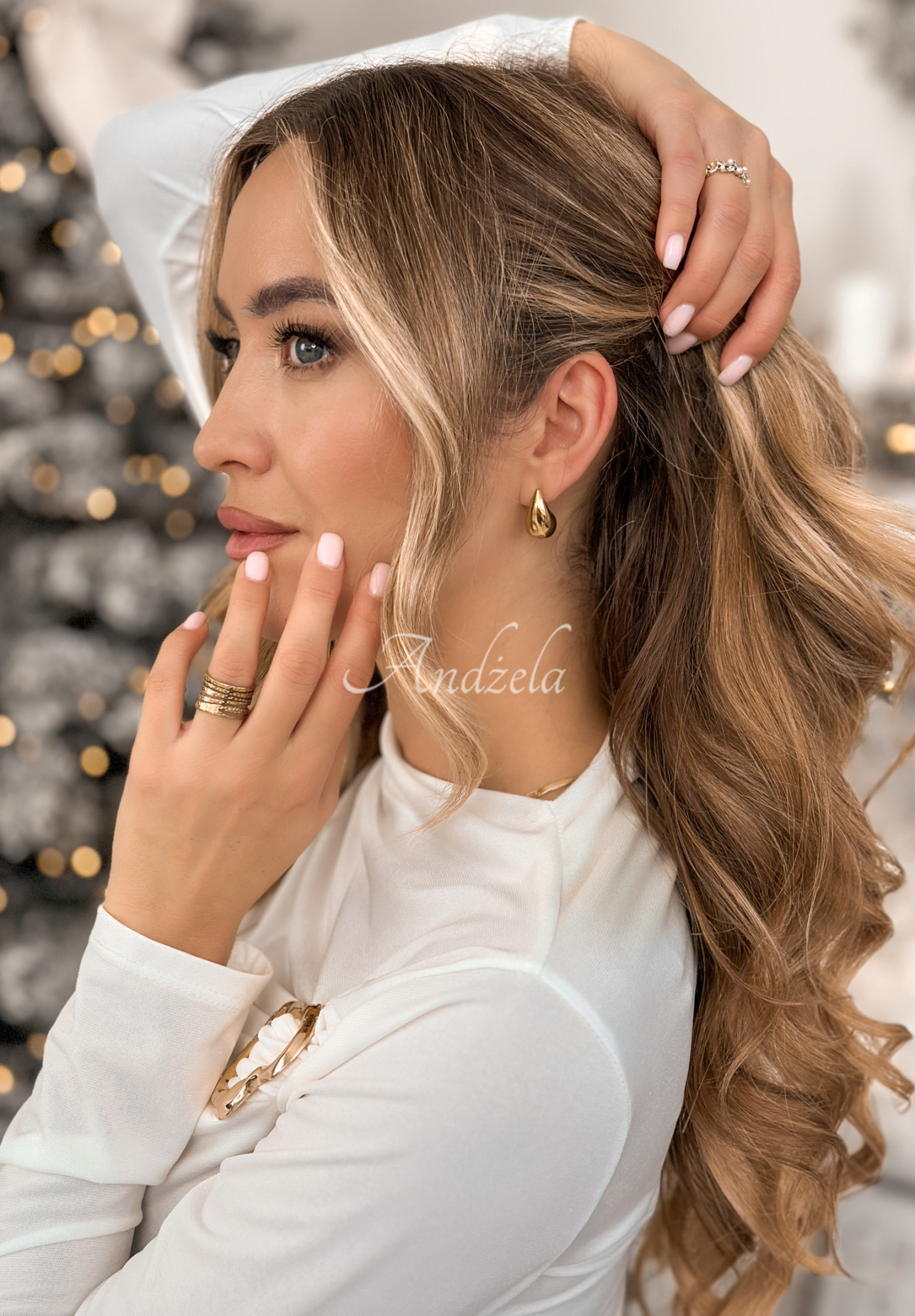 Cercei tip lacrimă Charmly