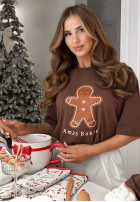 Świąteczny Tricou Xmas Bakery ciocolatiu