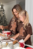 Dziecięcy świąteczny Tricou Xmas Bakery ciocolatiu