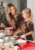 Dziecięcy świąteczny Tricou Xmas Bakery ciocolatiu