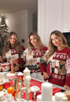 Pulover de Crăciun Christmas With Teddy