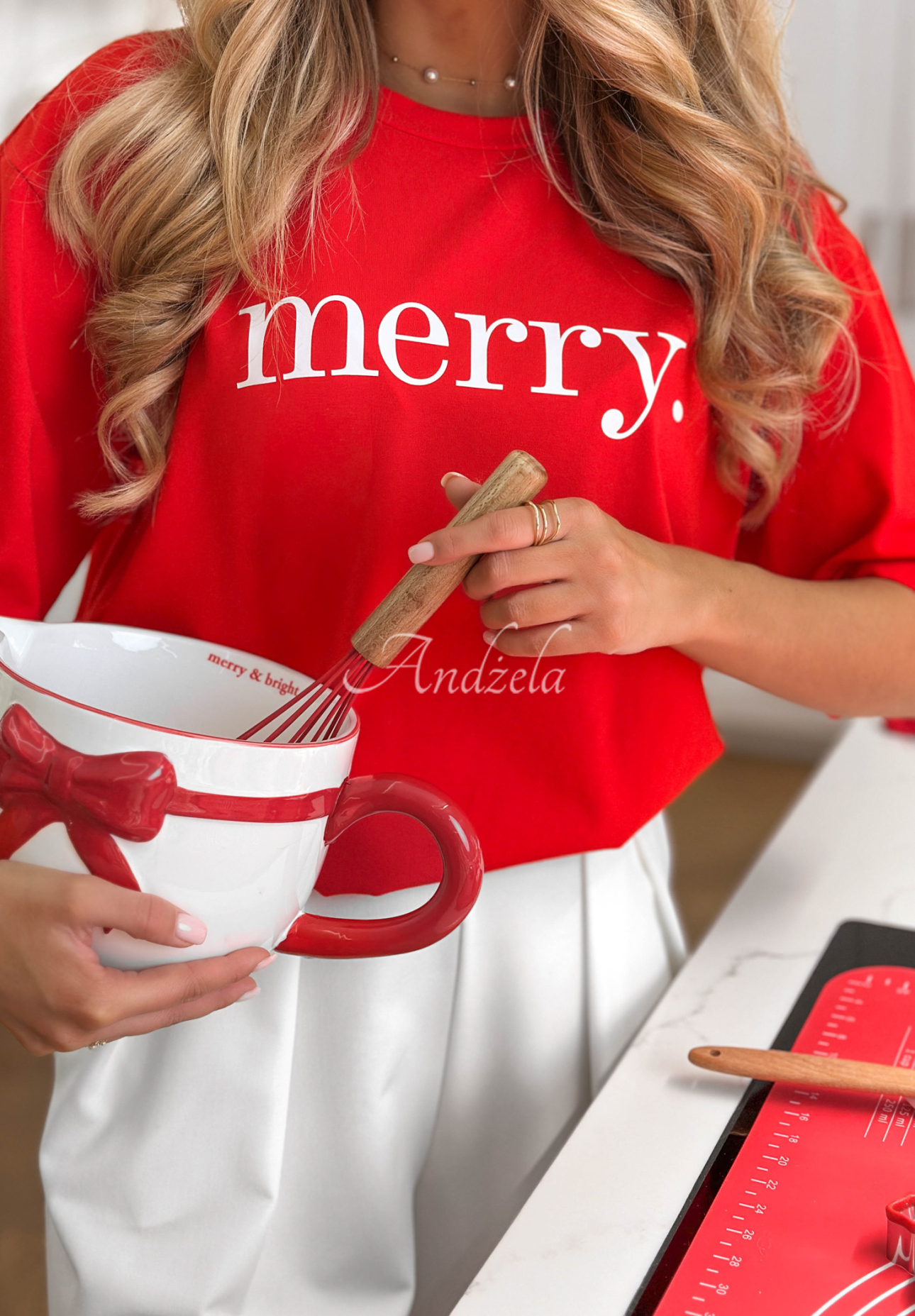 Tricou de Crăciun Merry cu imprimeu