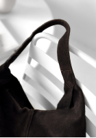 Zamszowa Geantă In The Shade ciocolatie