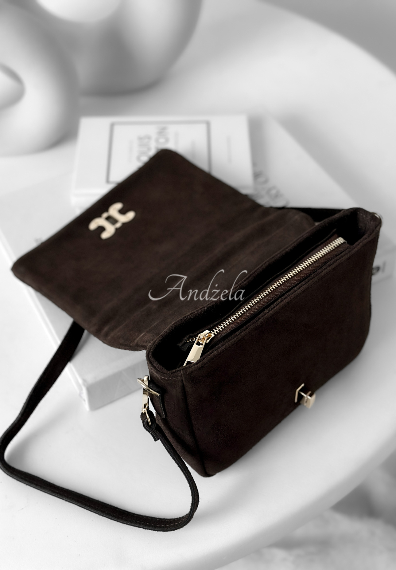 Geantă din piele întoarsă In My Closet