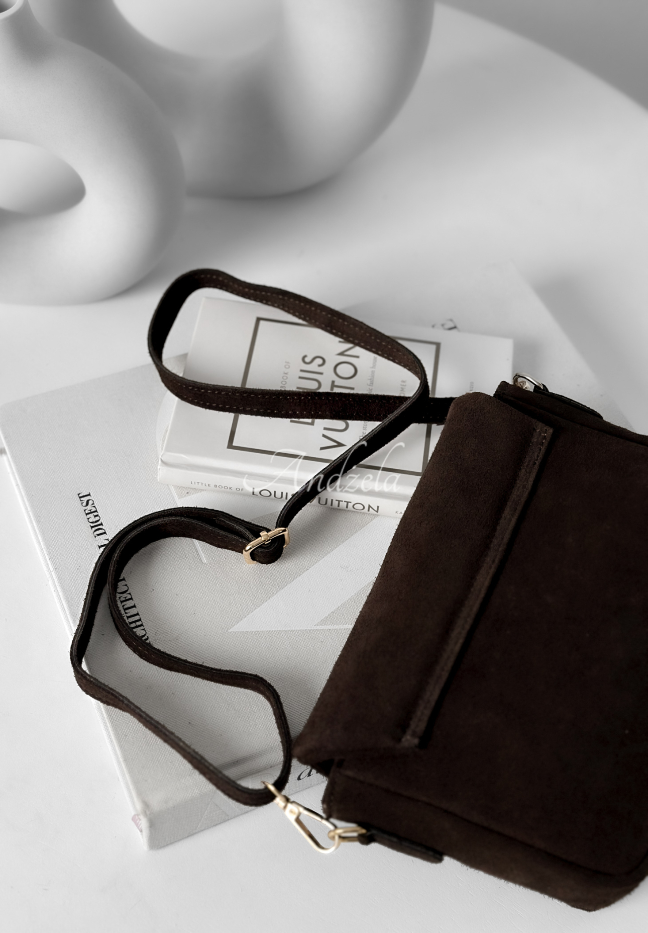 Geantă din piele întoarsă In My Closet