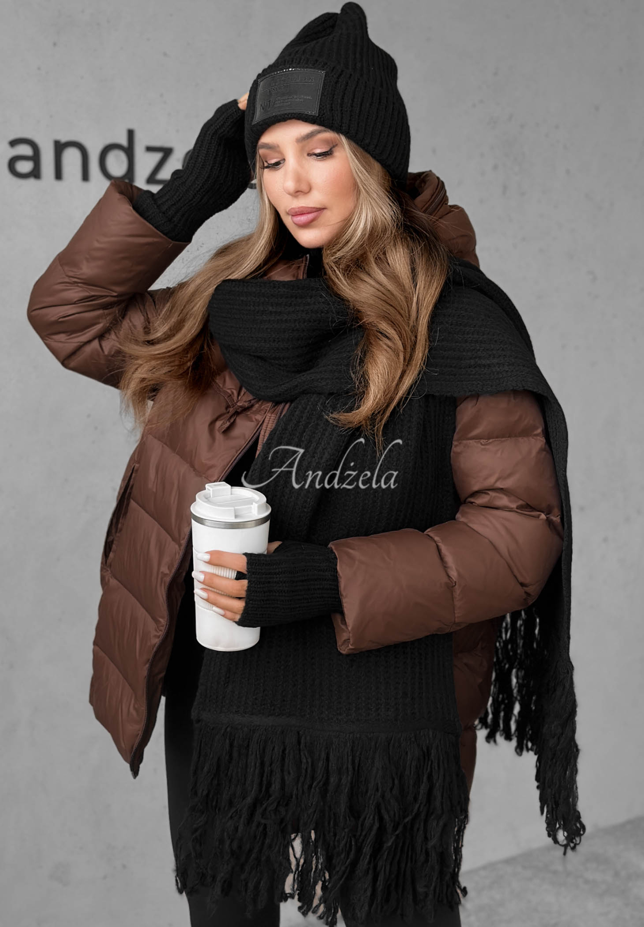 Set căciulă, eșarfă, mănuși 3in1 December