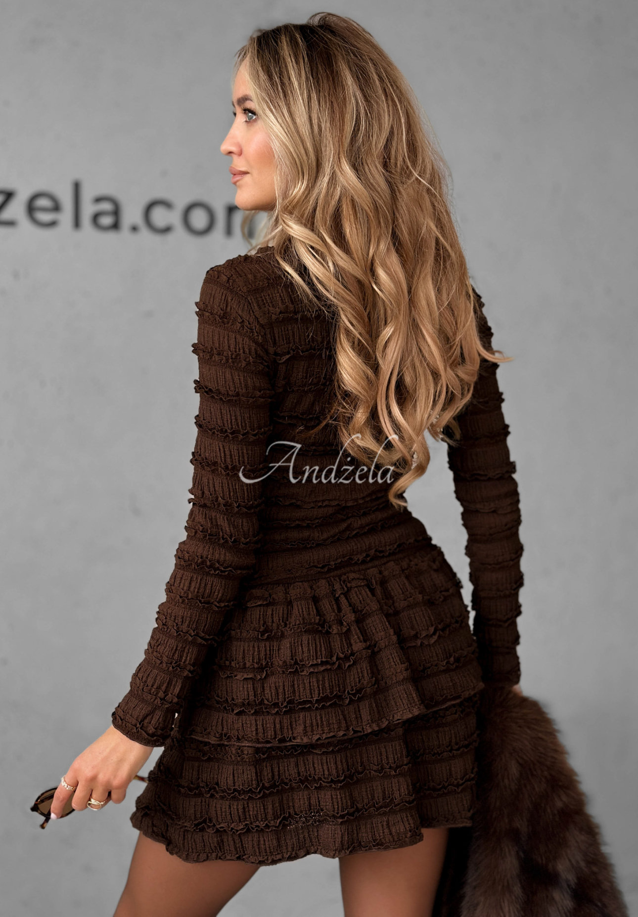 Rochie mini cu volănașe Still Miss You