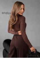 Body z kryształkami Galaxy Glamour ciocolatii