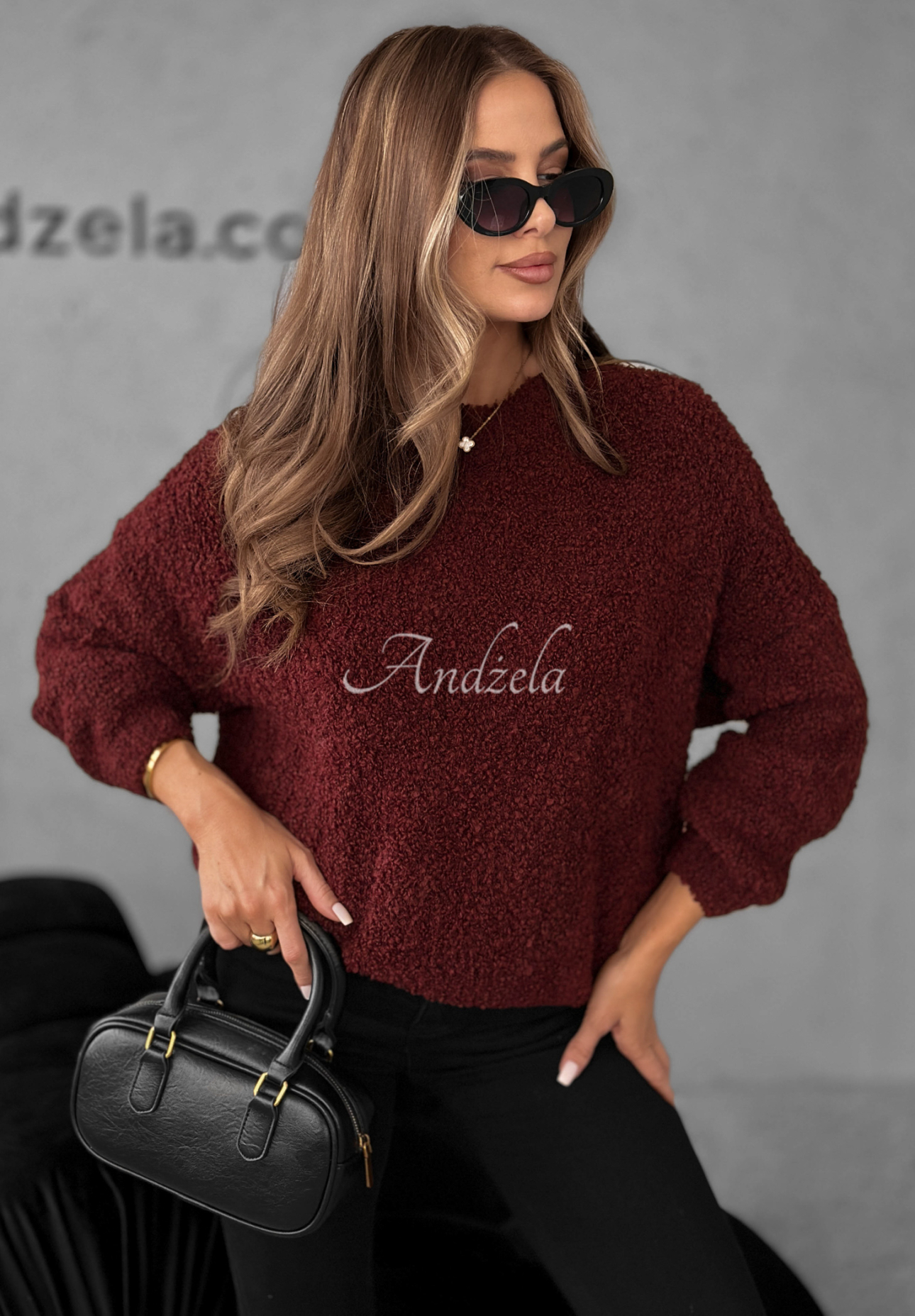 Pulover cu mohair și lână Cuddly Companion