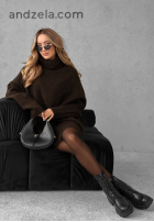 Pulover z golfem Mavi ciocolatiu II