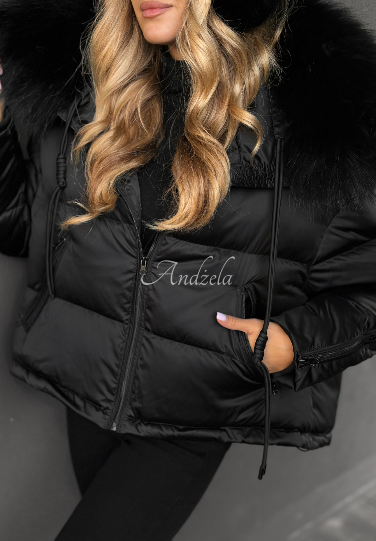 Geacă de puf cu blăniță In Your Dream