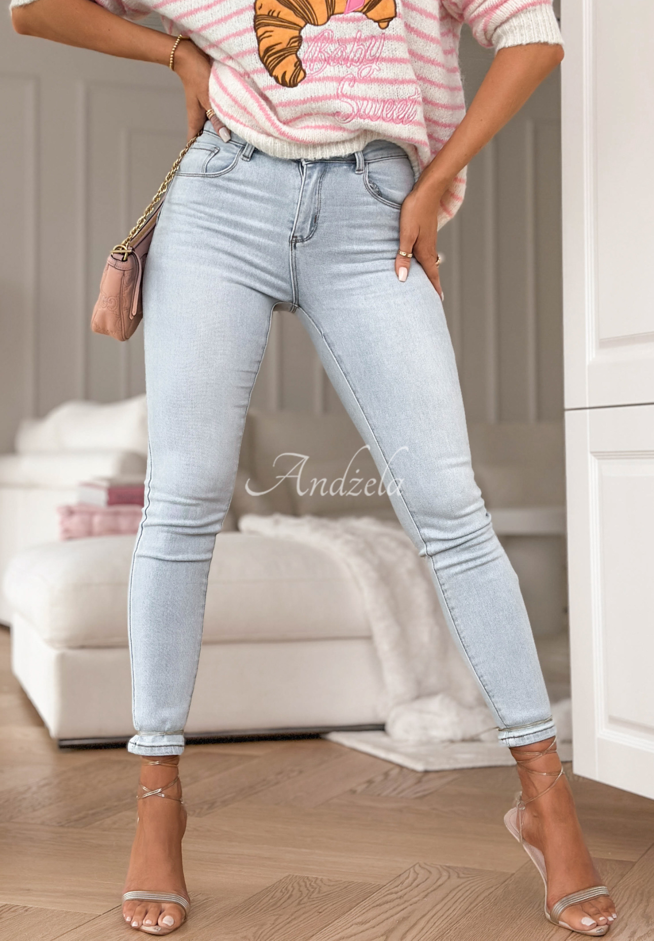 Blugi skinny Stay For Me