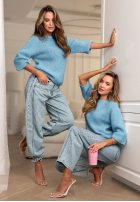 Moherowy Pulover Give Me Space albastru