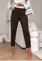 Compleu Tricou i Pantaloni dresowe LA California Star biało-ciocolatiu