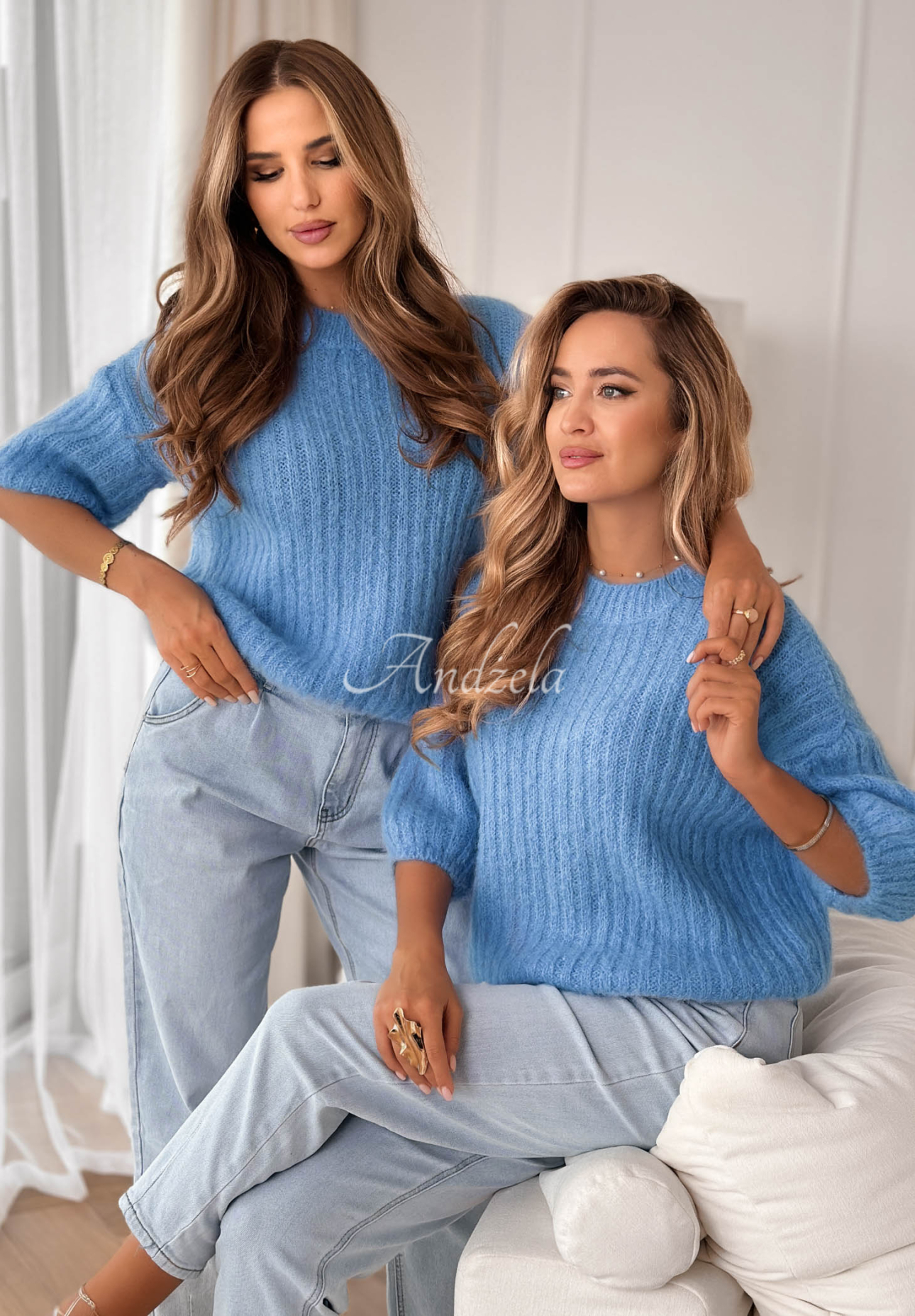 Pulover din mohair cu lână On Airplane