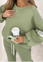 Compleu de trening Fits Me Perfectly szałwiowy