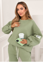 Compleu de trening Fits Me Perfectly szałwiowy