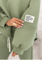 Compleu de trening Fits Me Perfectly szałwiowy