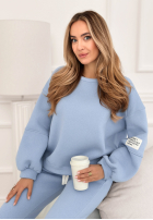 Compleu de trening Fits Me Perfectly albastru azuriu