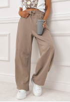 Pantaloni dresowe wide leg The Game Changed mokka